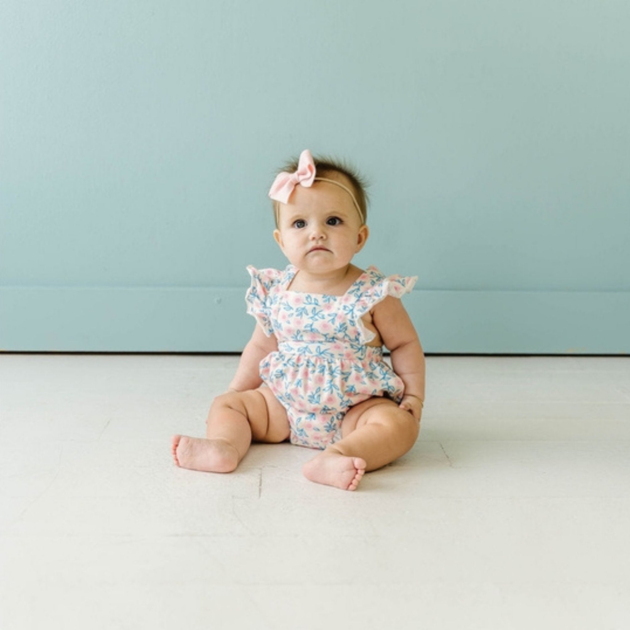 Ollie Jay Baby Girl Emmy Romper - Blissfully Lavender BoutiqueOllie Jay