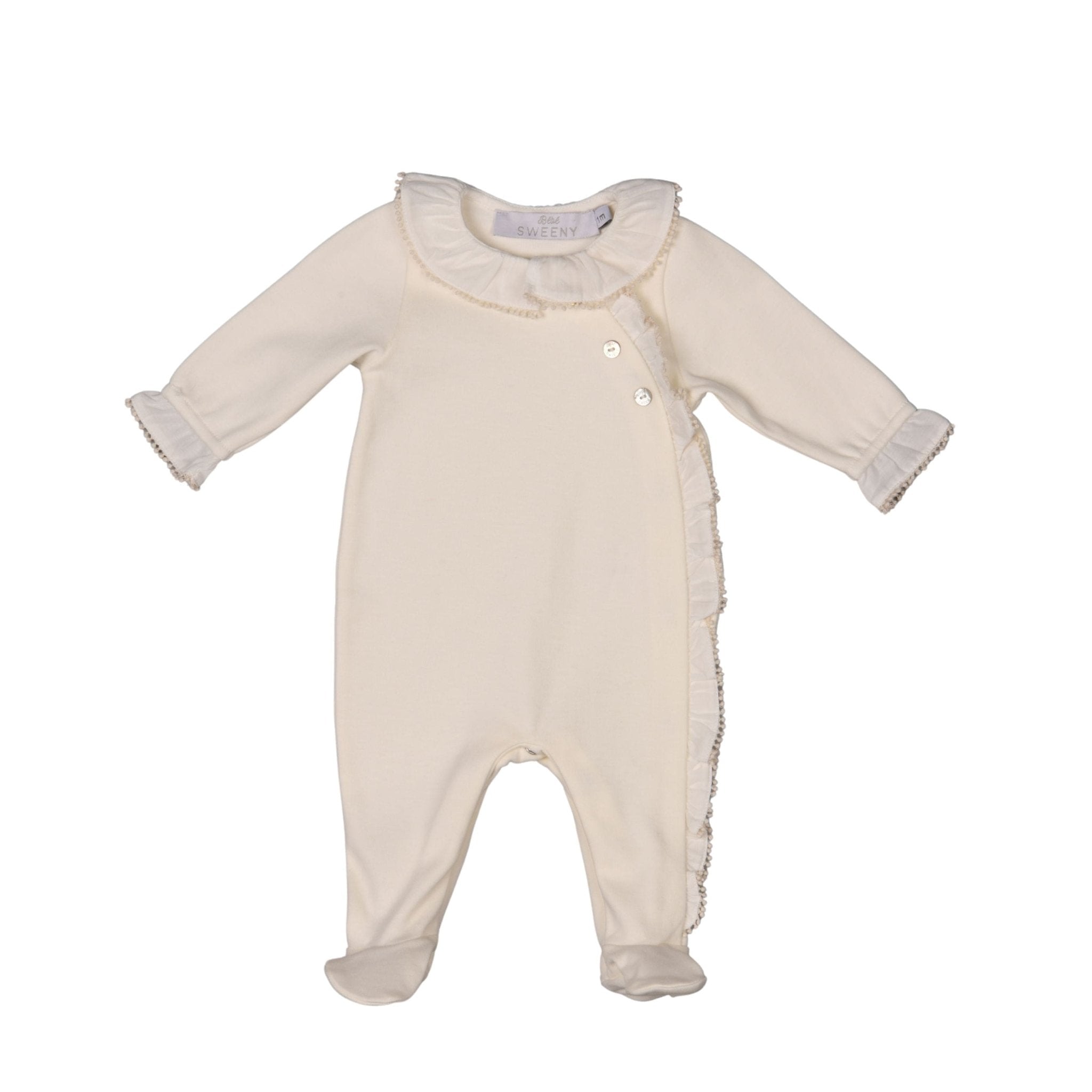 Organic Cotton Footie - Blissfully Lavender BoutiqueBebe Sweeny