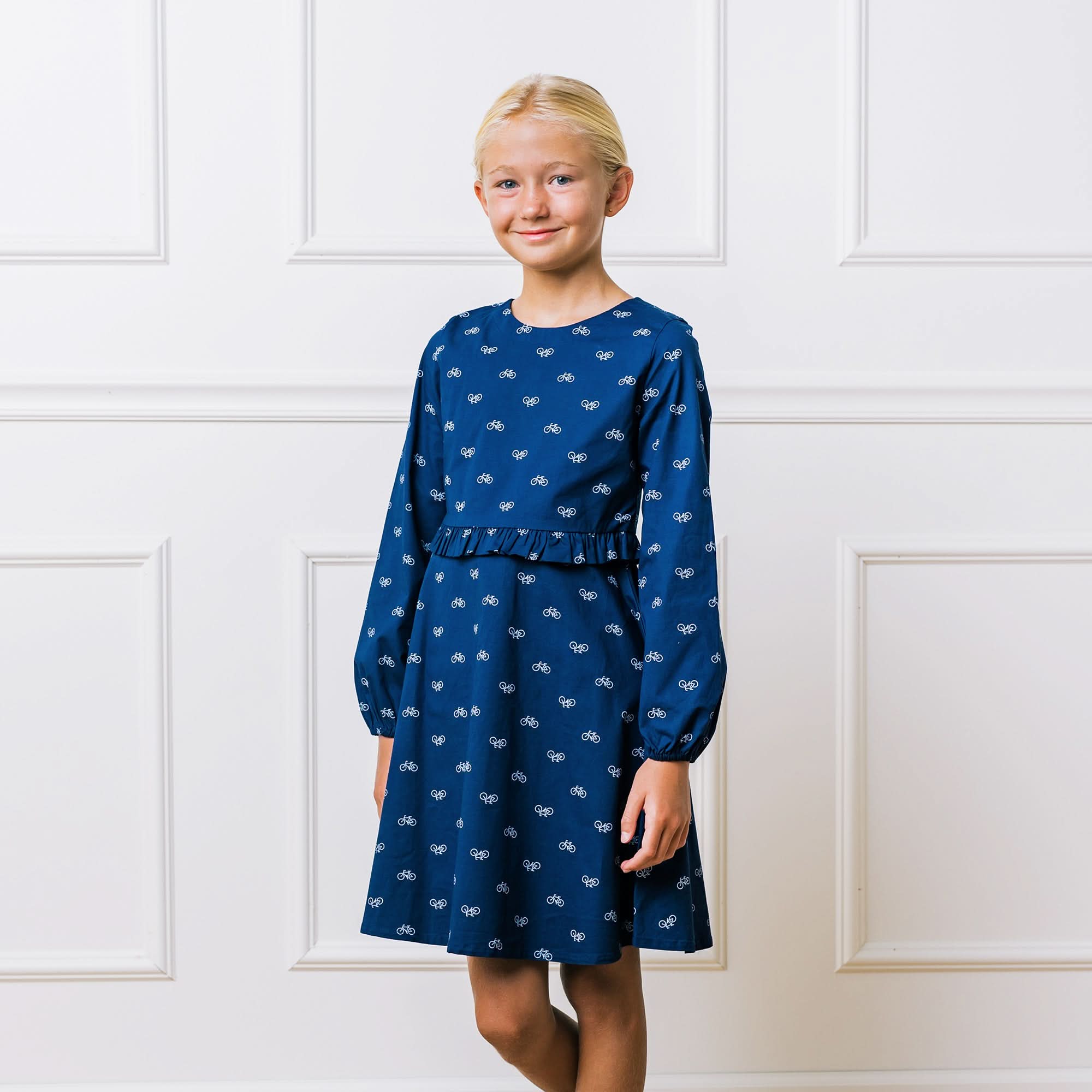 Organic Cotton Ruffle Waist Dress - Blissfully Lavender BoutiqueHope & Henry