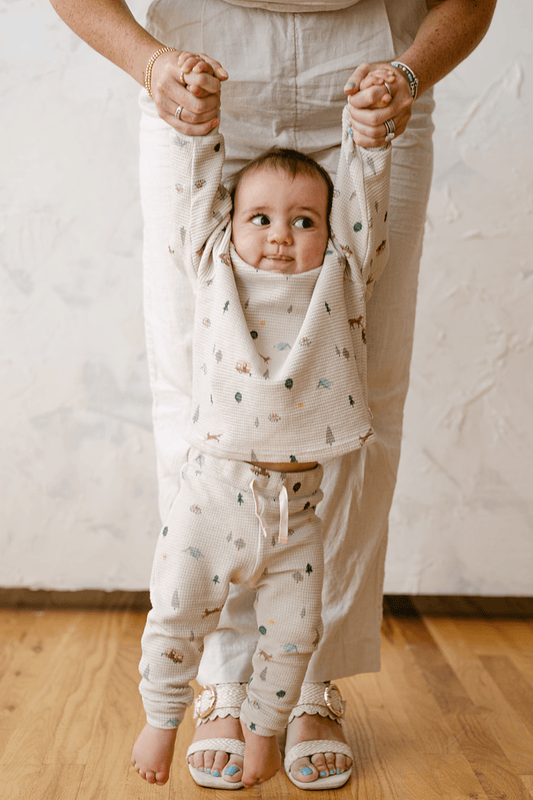 Organic Cotton Waffle Leggings in Camping - Blissfully Lavender BoutiqueDear Hayden