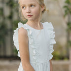 Organic Flutter Sleeve Open Back Dress - Blissfully Lavender BoutiqueHope & Henry