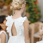 Organic Flutter Sleeve Open Back Dress - Blissfully Lavender BoutiqueHope & Henry