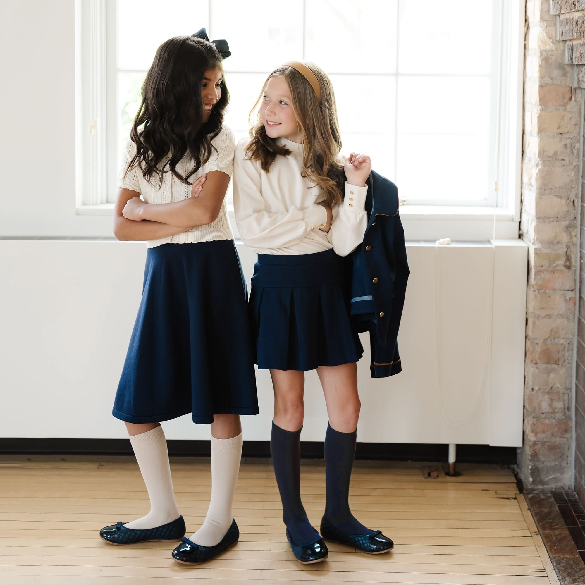 Organic French Schoolgirl Sweater Dress - Blissfully Lavender BoutiqueHope & Henry