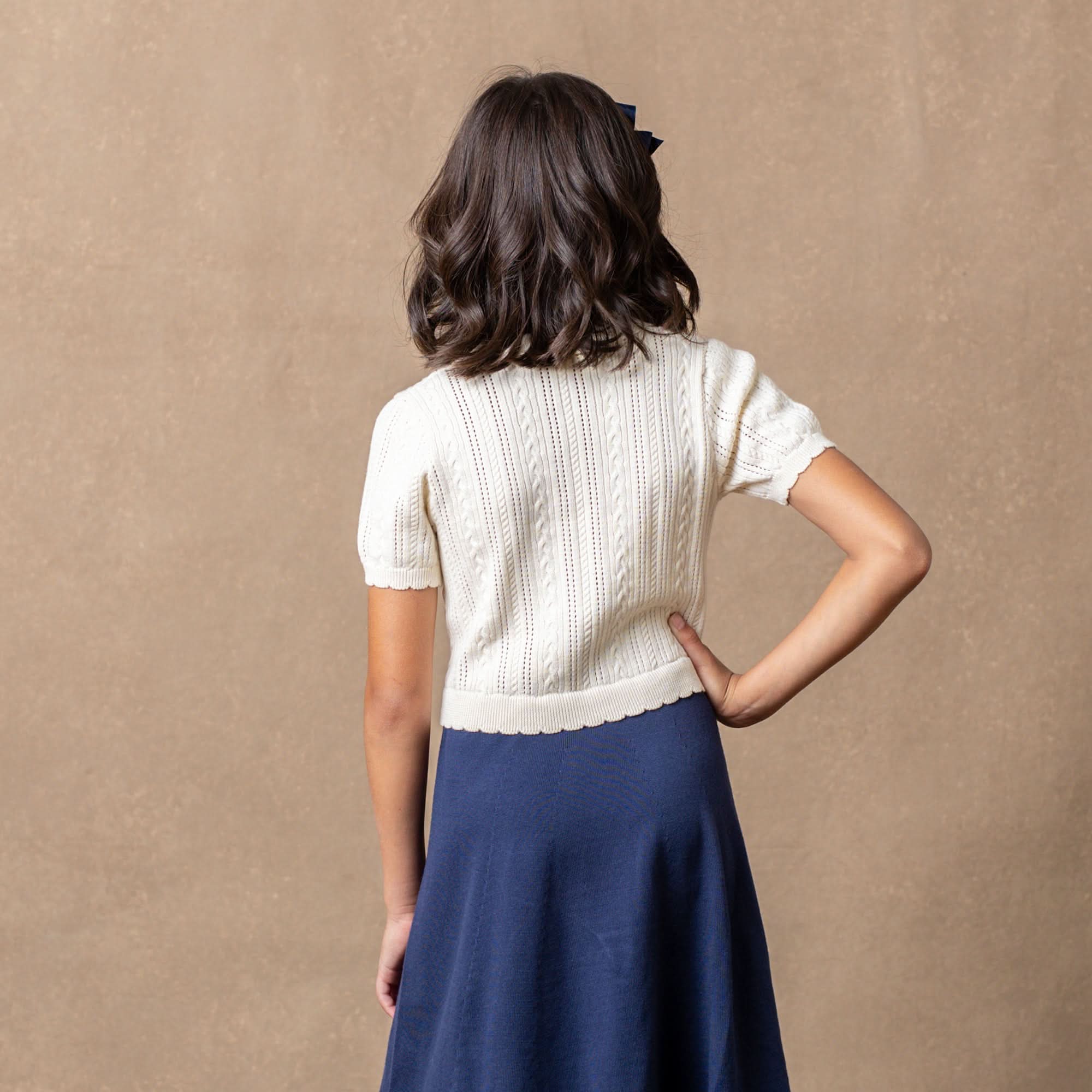 Organic French Schoolgirl Sweater Dress - Blissfully Lavender BoutiqueHope & Henry
