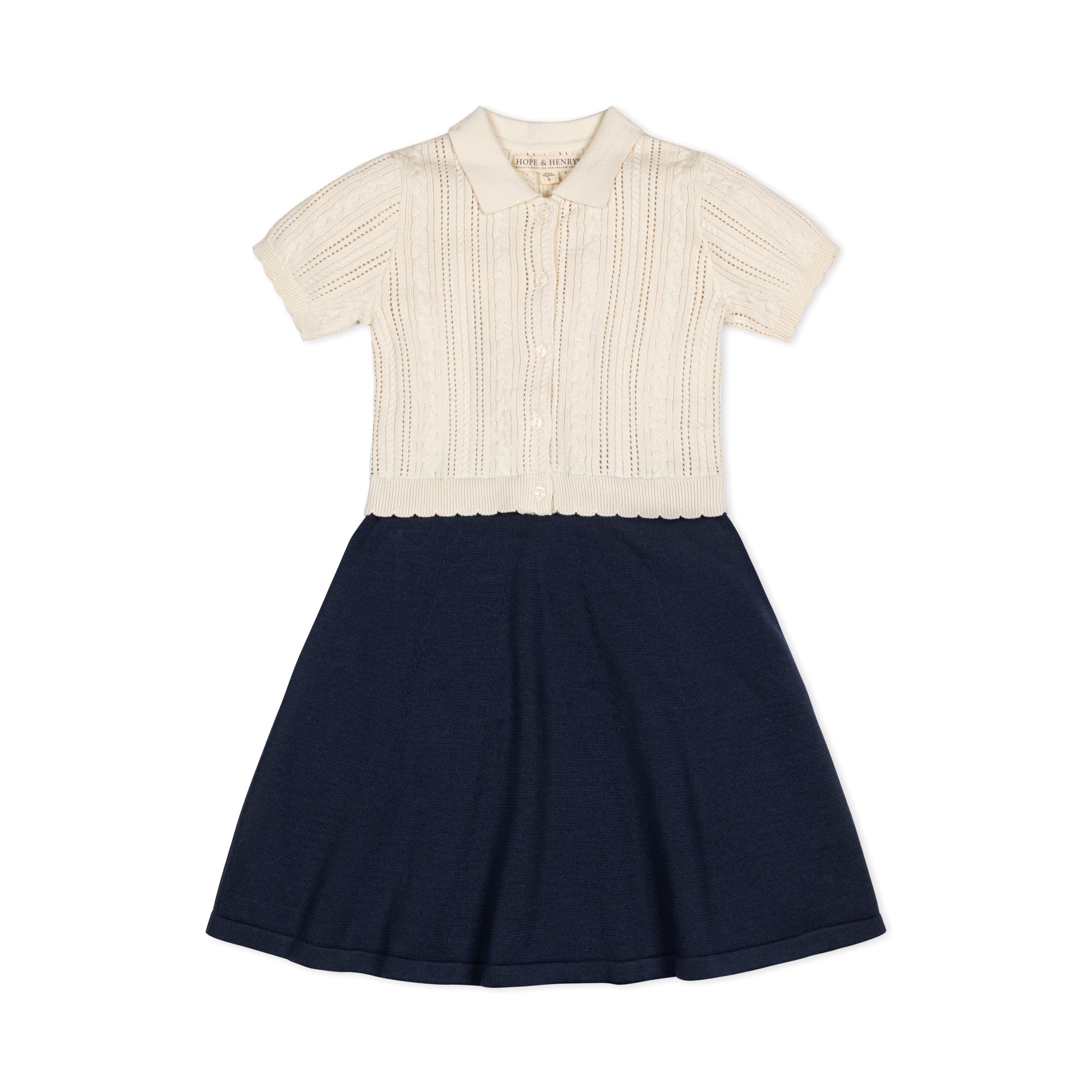 Organic French Schoolgirl Sweater Dress - Blissfully Lavender BoutiqueHope & Henry