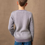 Organic Intarsia Crew Neck Sweater - Blissfully Lavender BoutiqueHope & Henry