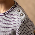 Organic Intarsia Crew Neck Sweater - Blissfully Lavender BoutiqueHope & Henry