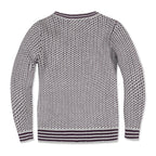 Organic Intarsia Crew Neck Sweater - Blissfully Lavender BoutiqueHope & Henry