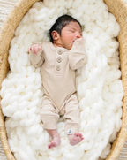 Organic Jumpsuit | Latte