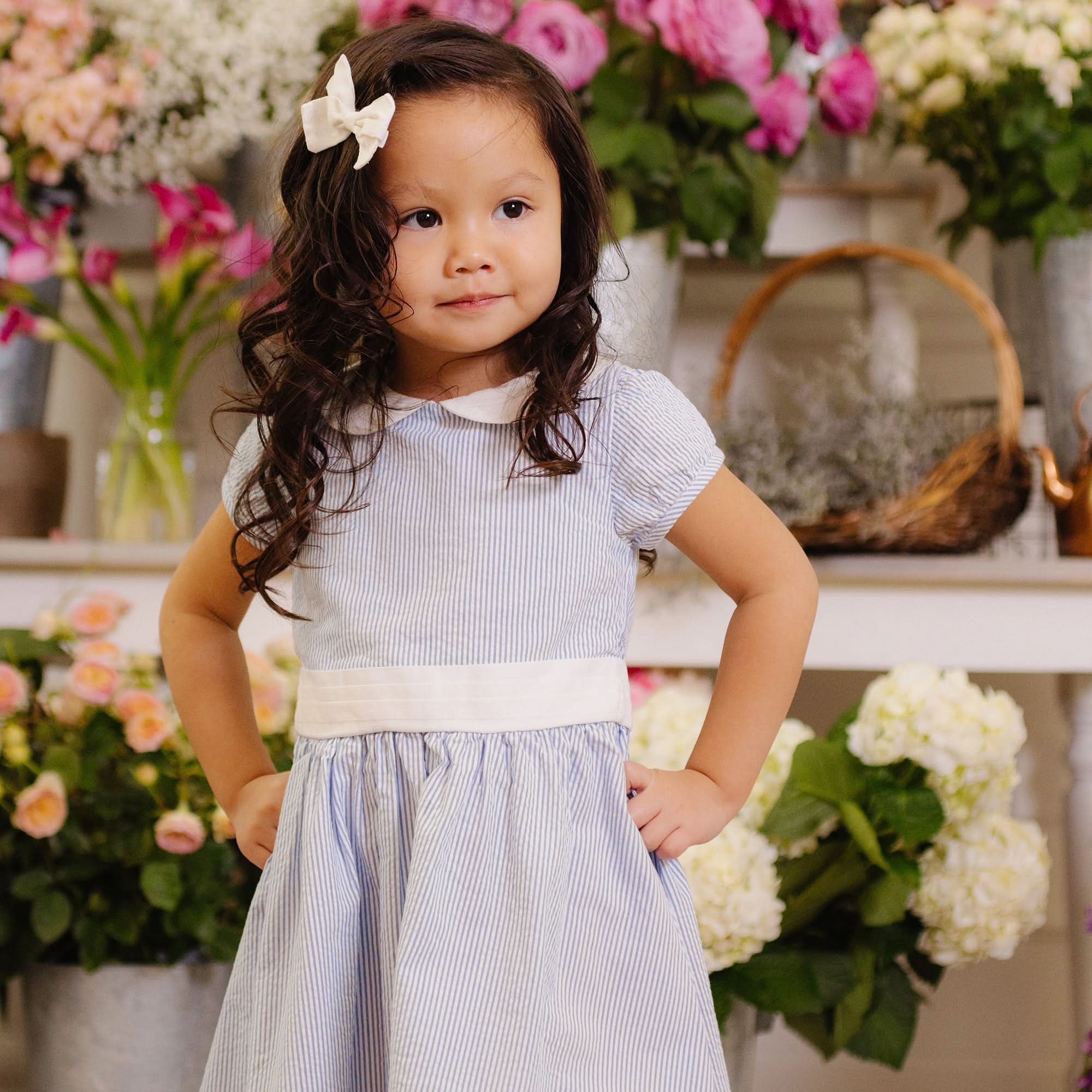 Organic Peter Pan Collar Baby Dress - Blissfully Lavender BoutiqueHope & Henry