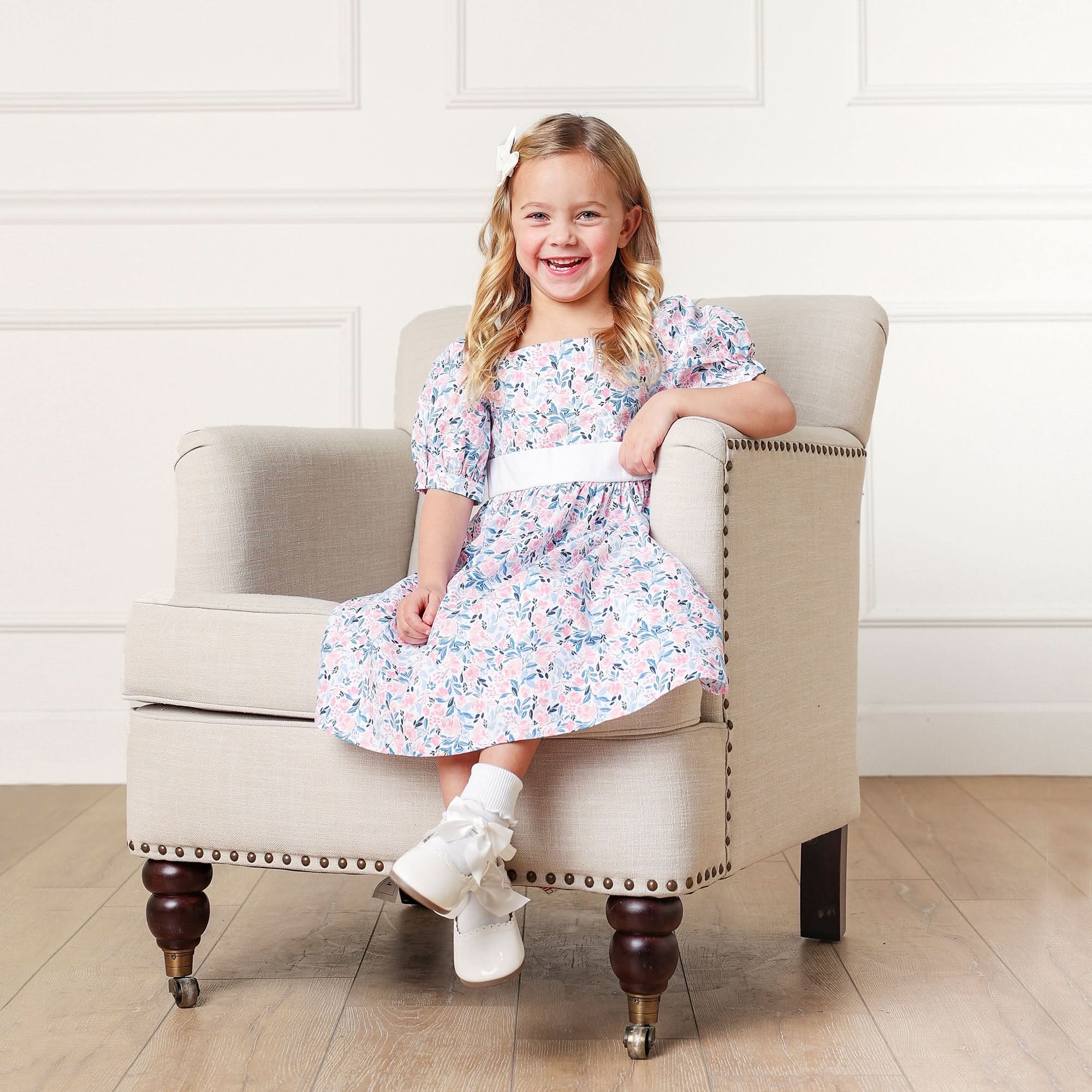 Organic Puff Sleeve Party Dress - Blissfully Lavender BoutiqueHope & Henry