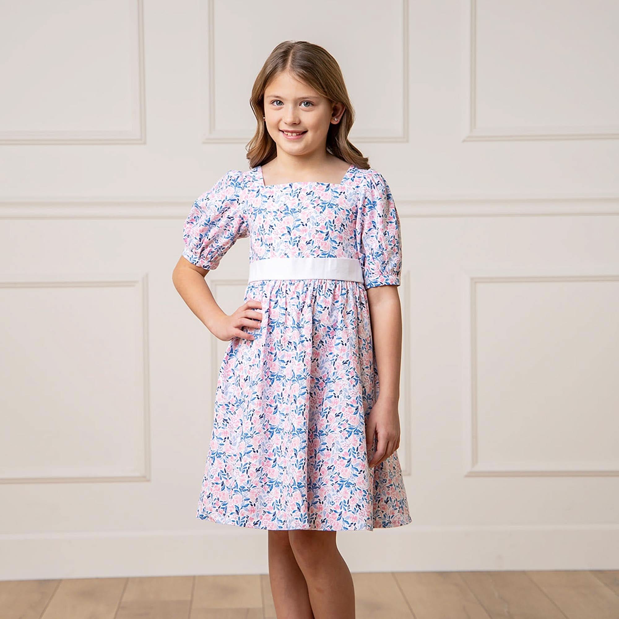 Organic Puff Sleeve Party Dress - Blissfully Lavender BoutiqueHope & Henry