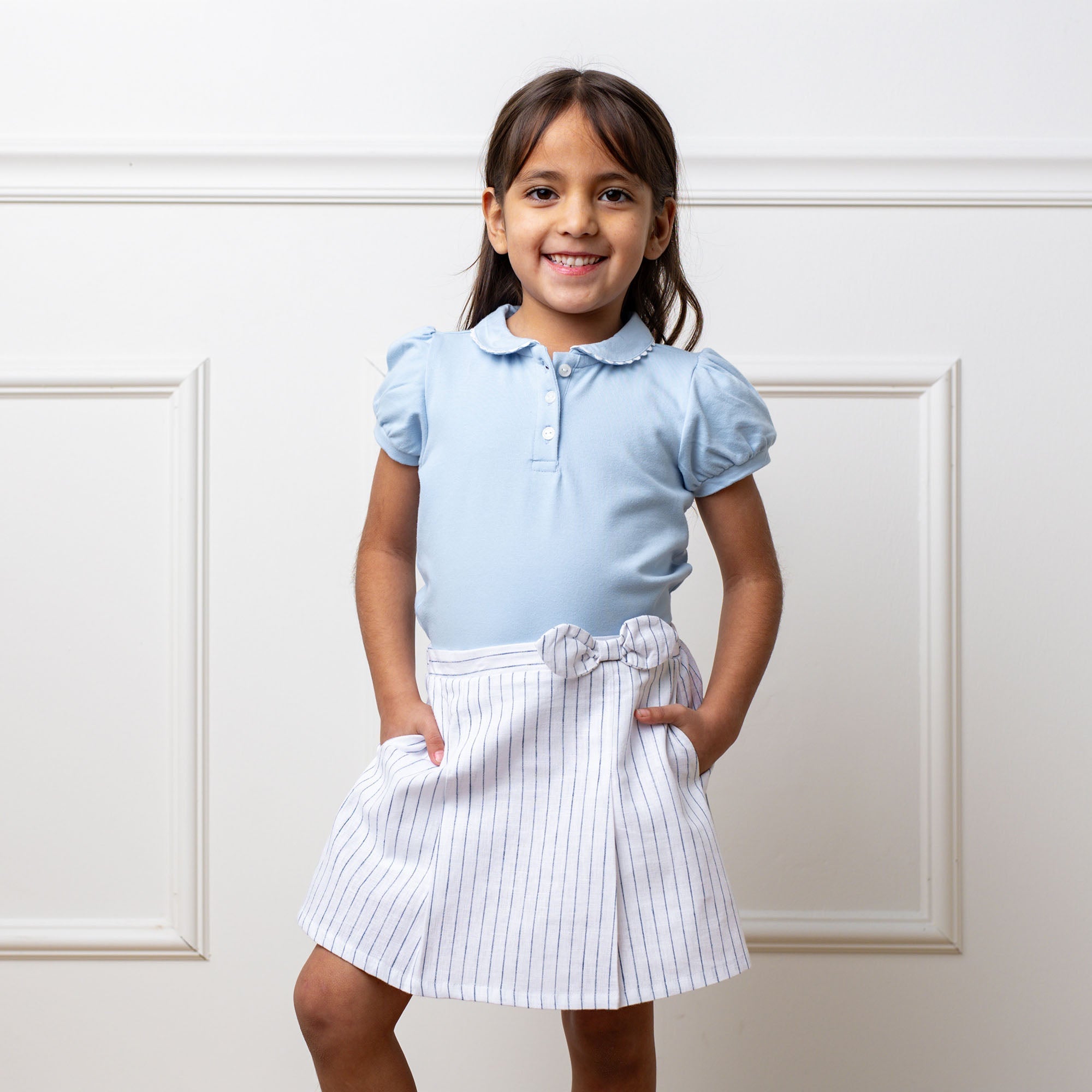Organic Puff Sleeve Polo - Blissfully Lavender BoutiqueHope & Henry