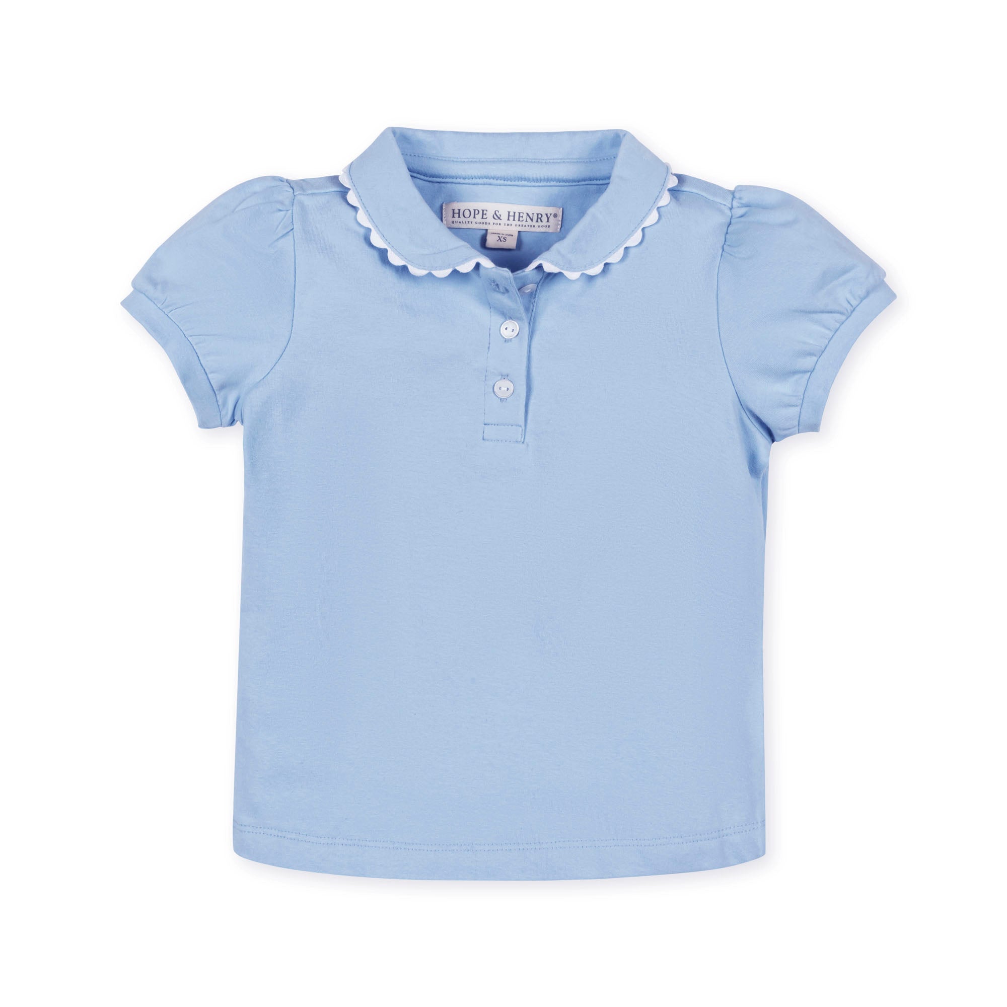 Organic Puff Sleeve Polo - Blissfully Lavender BoutiqueHope & Henry