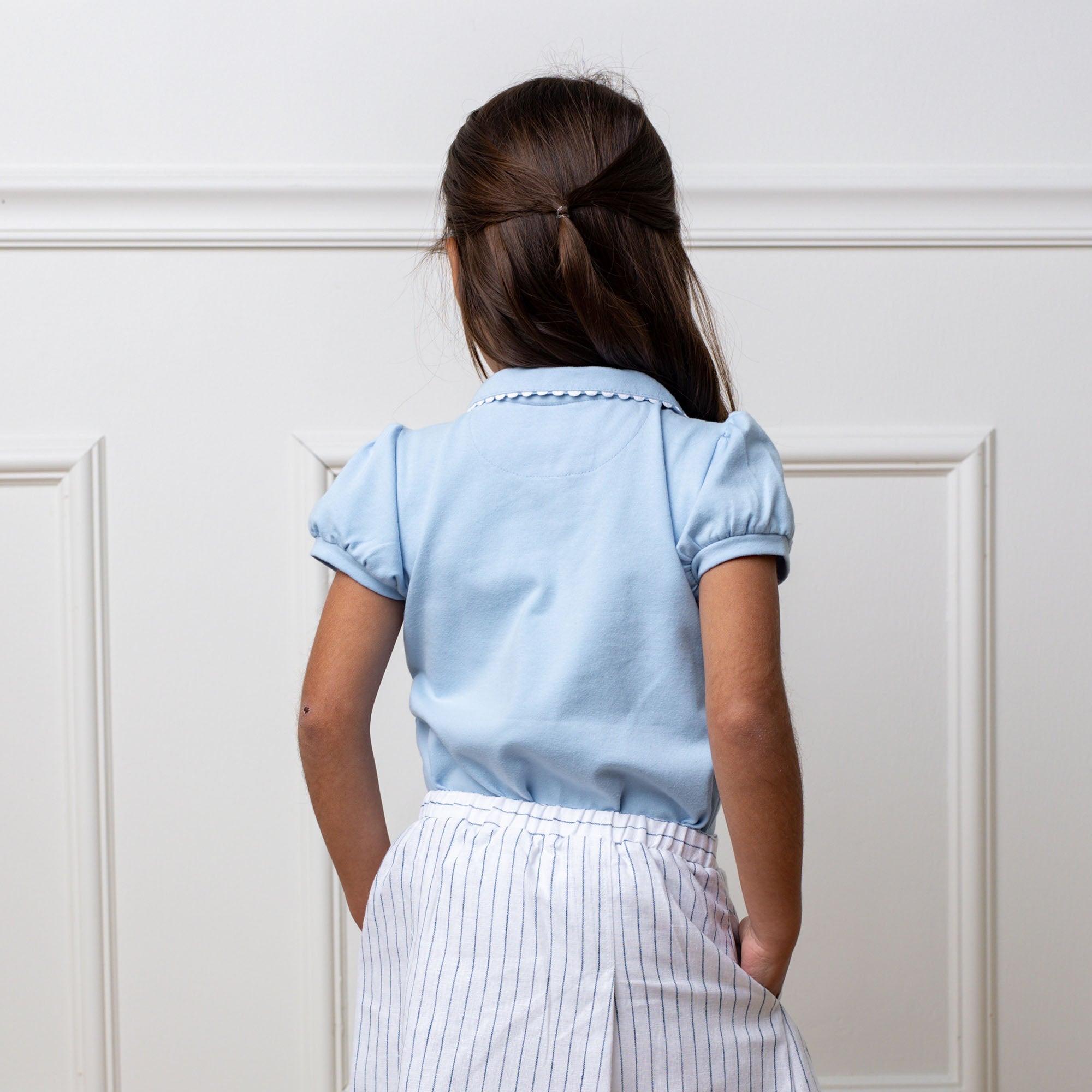 Organic Puff Sleeve Polo - Blissfully Lavender BoutiqueHope & Henry