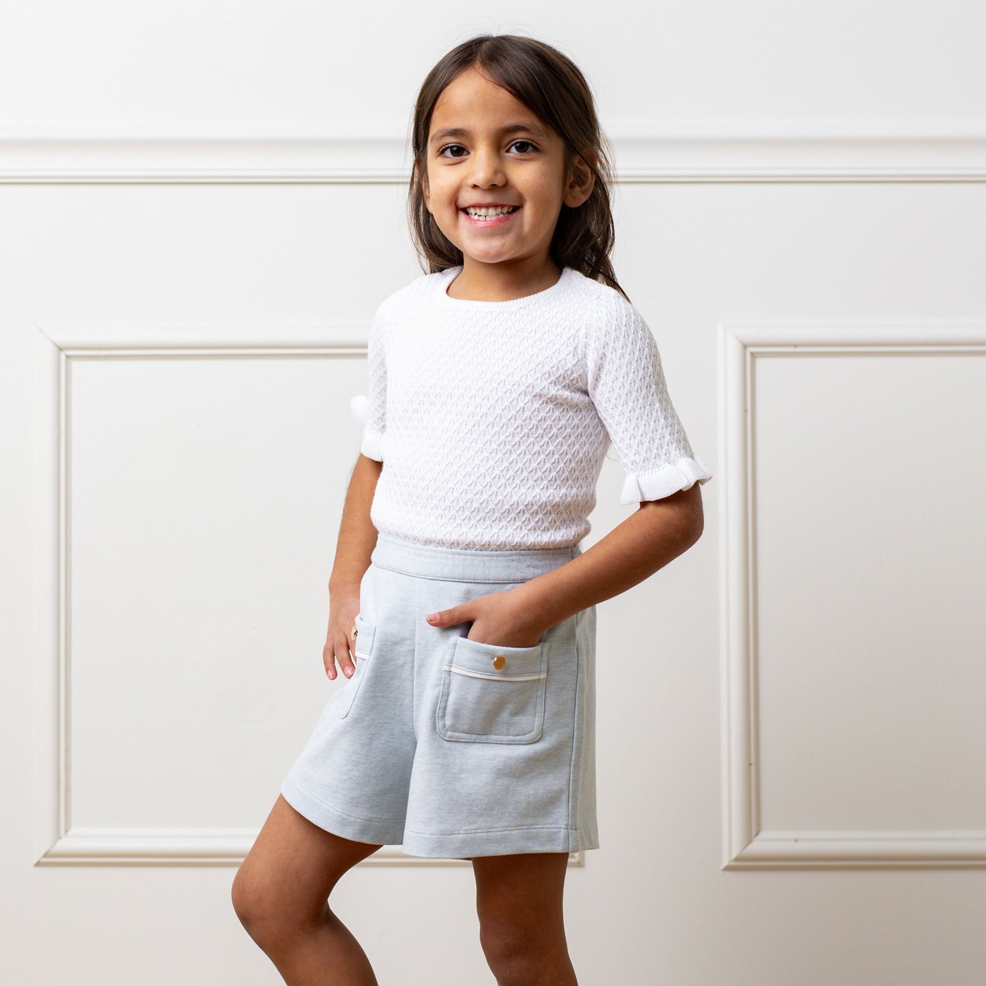 Organic Ruffle Edge Sweater Top - Blissfully Lavender BoutiqueHope & Henry