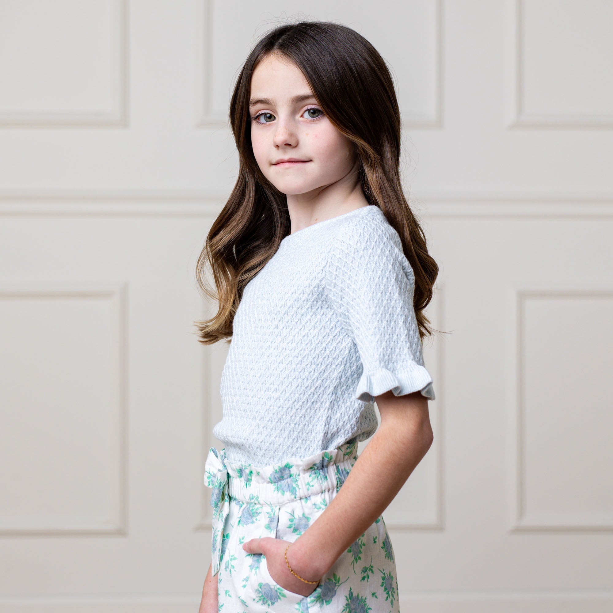 Organic Ruffle Edge Sweater Top - Blissfully Lavender BoutiqueHope & Henry