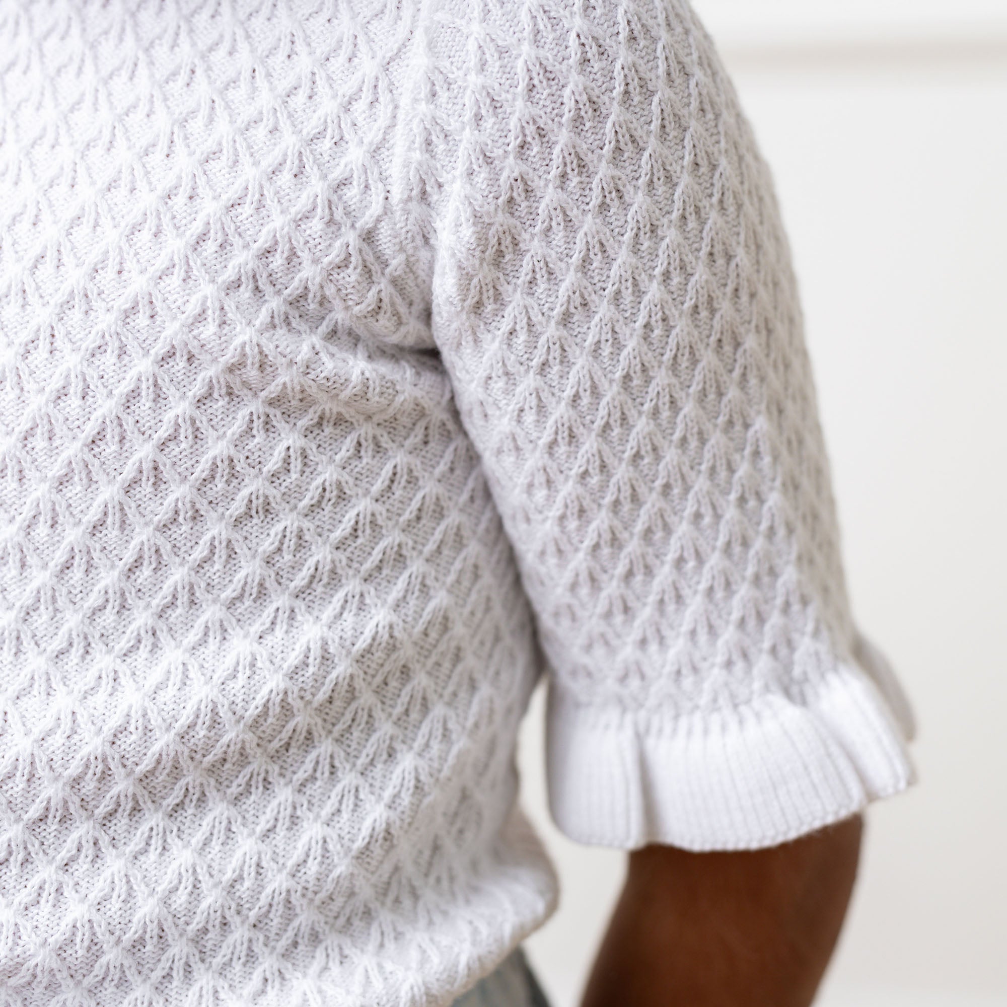 Organic Ruffle Edge Sweater Top - Blissfully Lavender BoutiqueHope & Henry