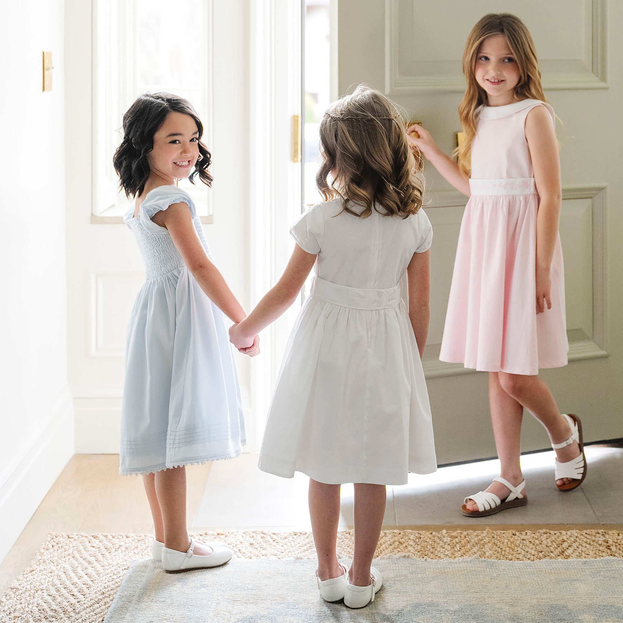 Organic Sateen Flower Girl Dress - Blissfully Lavender BoutiqueHope & Henry