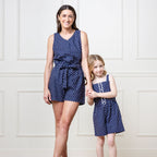 Organic Scallop Trim Button Romper - Blissfully Lavender BoutiqueHope & Henry