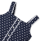 Organic Scallop Trim Button Romper - Blissfully Lavender BoutiqueHope & Henry