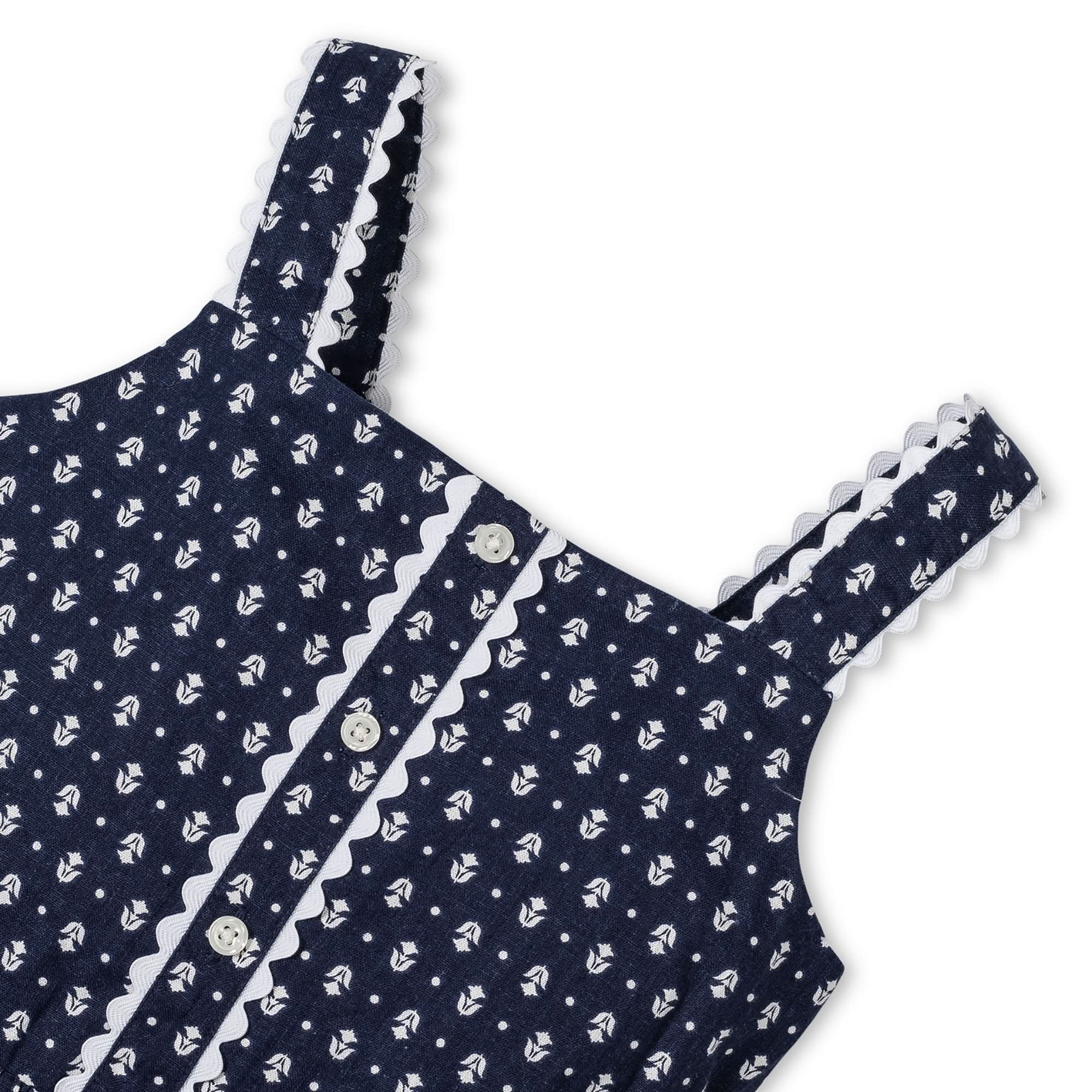 Organic Scallop Trim Button Romper - Blissfully Lavender BoutiqueHope & Henry