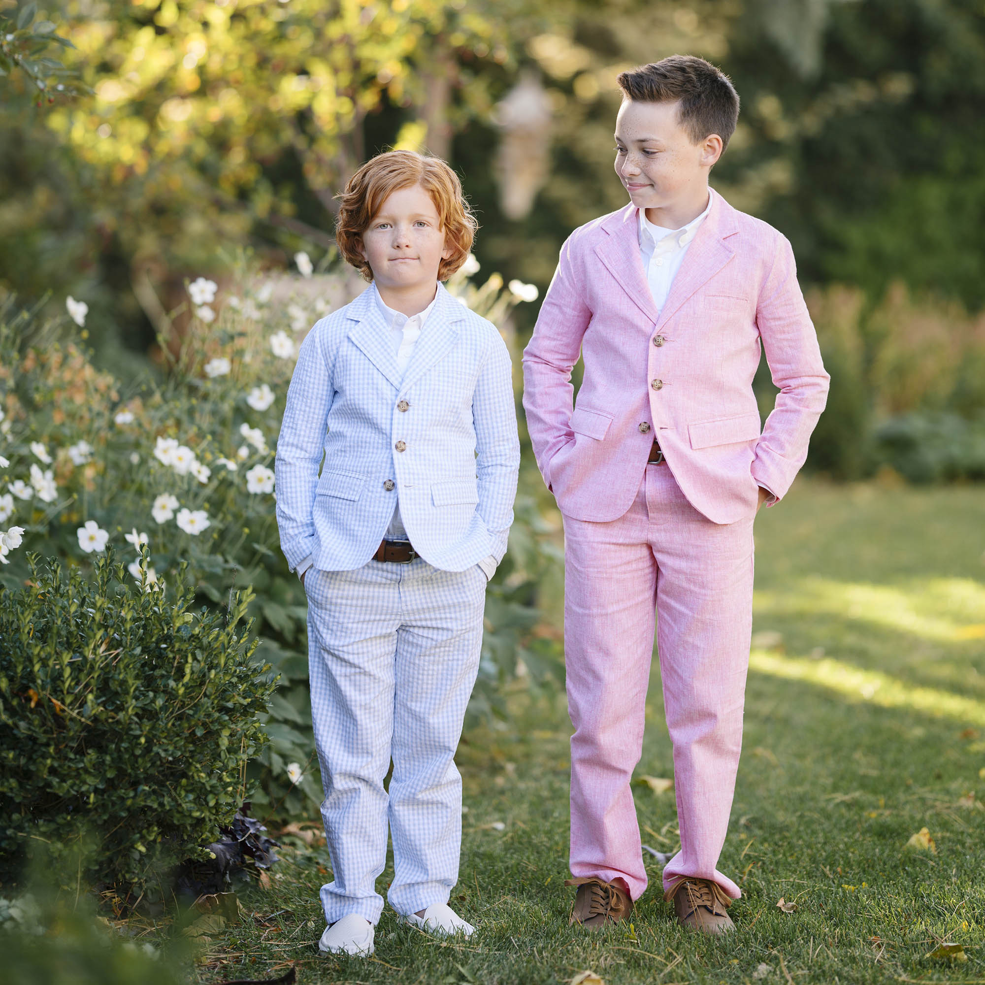 Organic Seersucker Suit Jacket - Blissfully Lavender BoutiqueHope & Henry