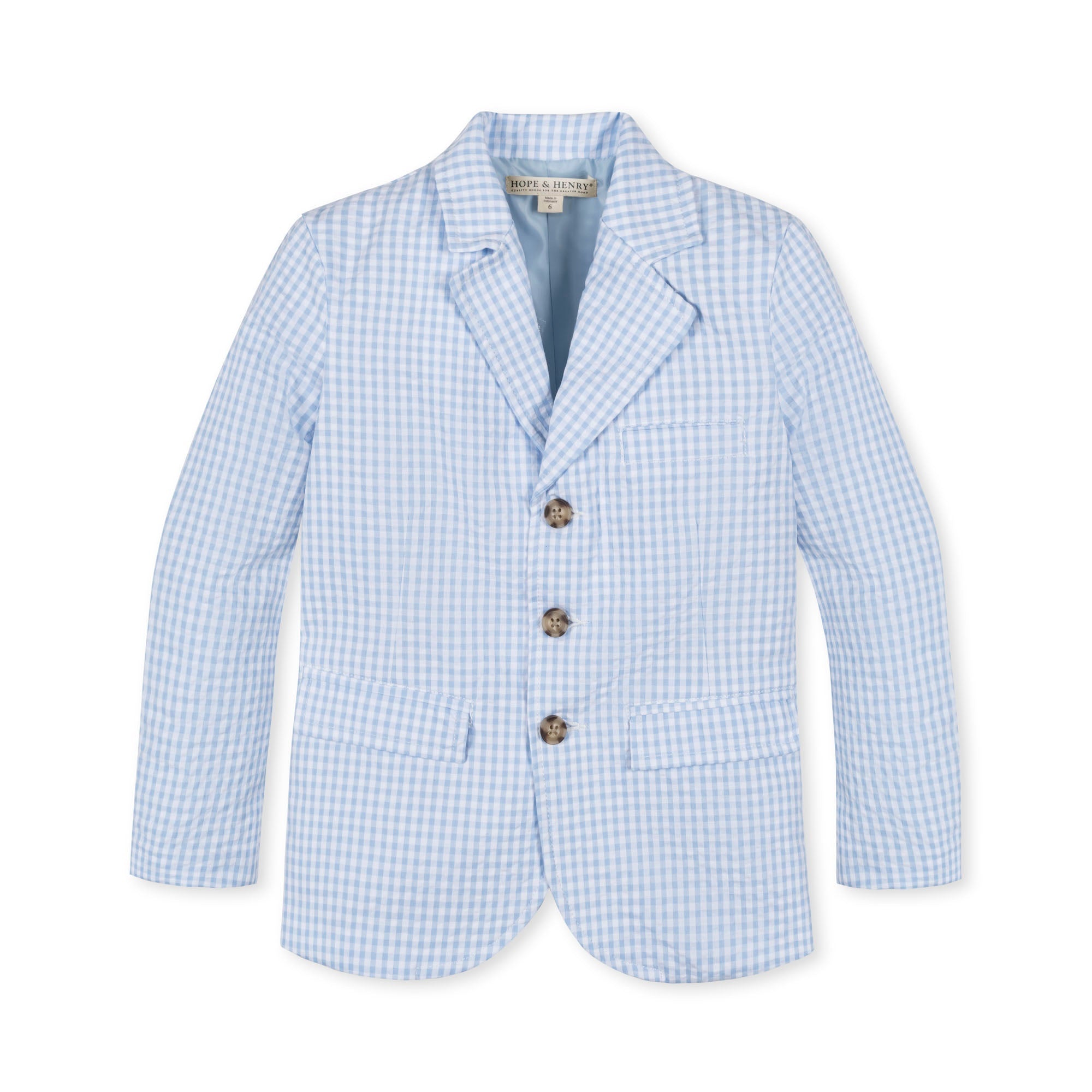 Organic Seersucker Suit Jacket - Blissfully Lavender BoutiqueHope & Henry