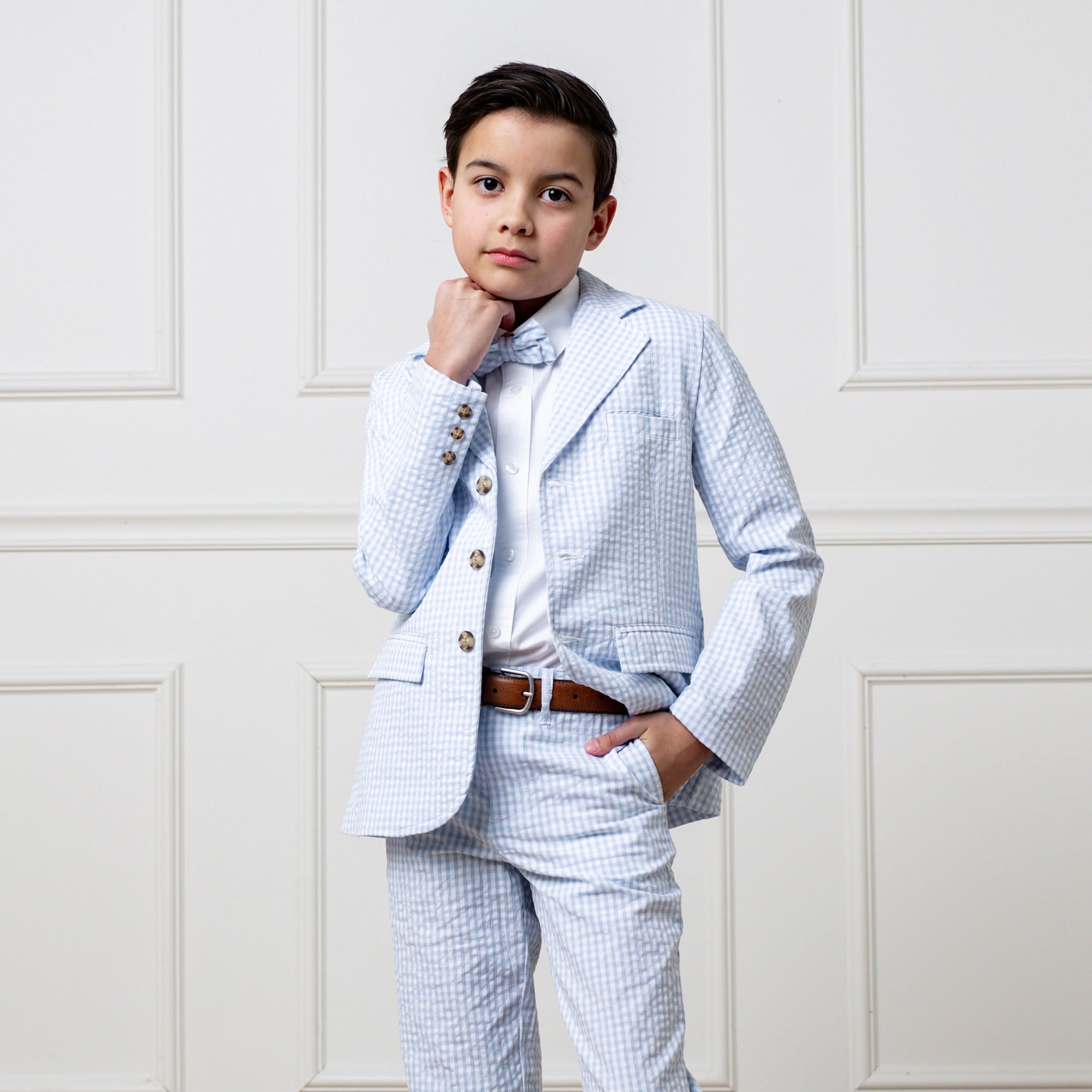Organic Seersucker Suit Jacket - Blissfully Lavender BoutiqueHope & Henry