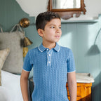 Organic Short Sleeve Sweater Polo - Blissfully Lavender BoutiqueHope & Henry