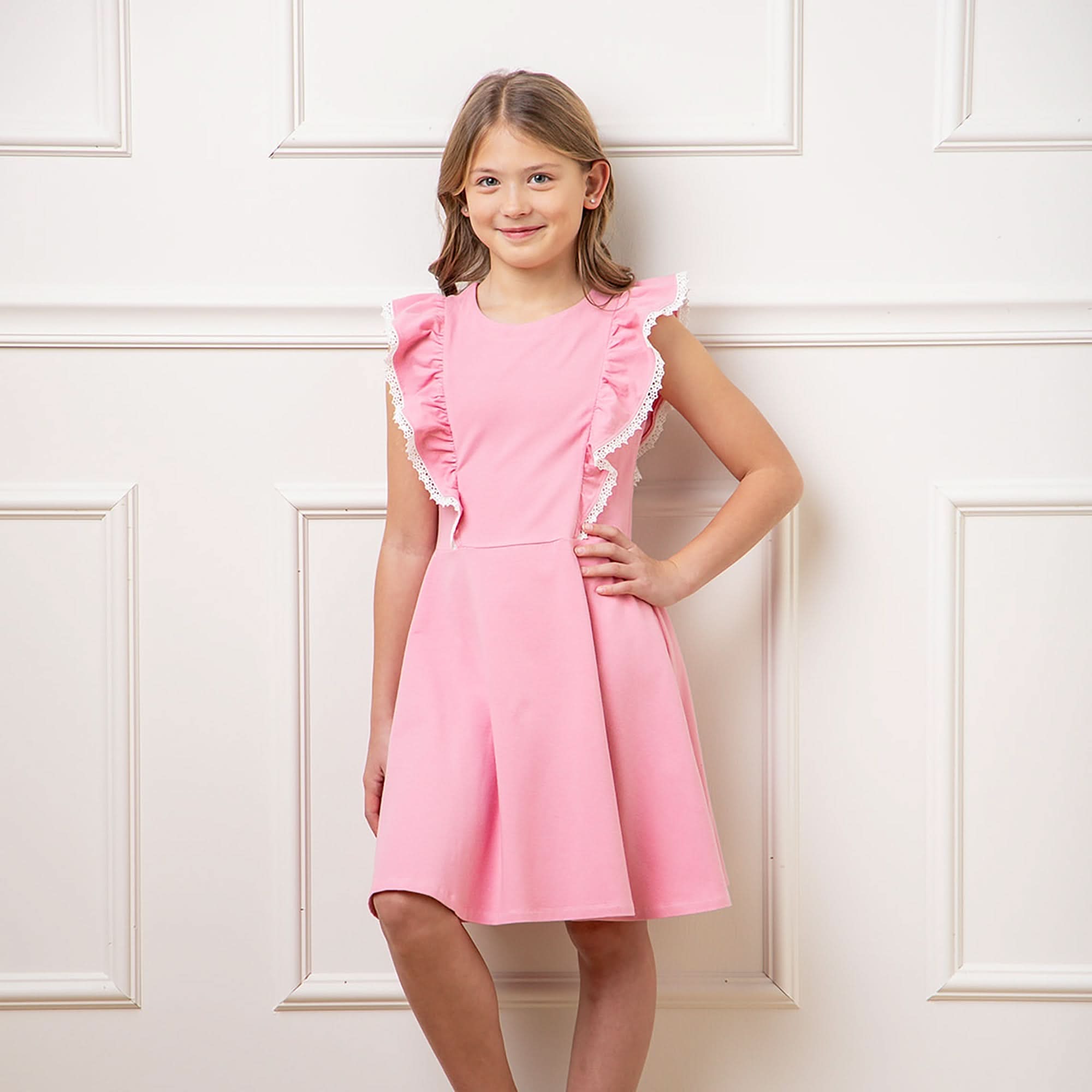 Organic Sleeveless Knit Pinafore Dress - Blissfully Lavender BoutiqueHope & Henry