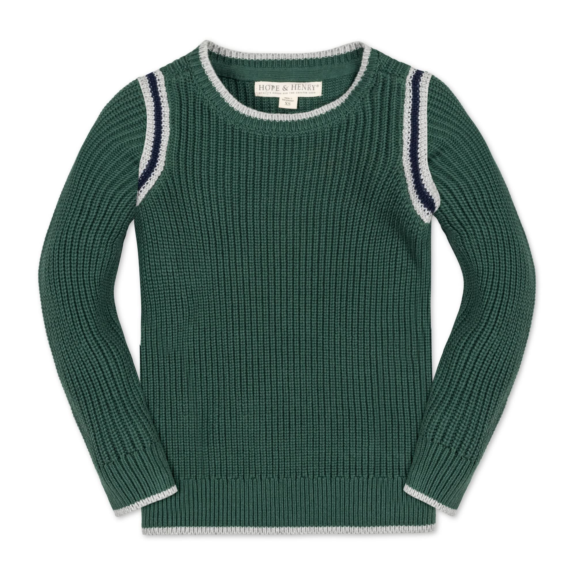 Organic Sporty Crew Neck Sweater - Blissfully Lavender BoutiqueHope & Henry