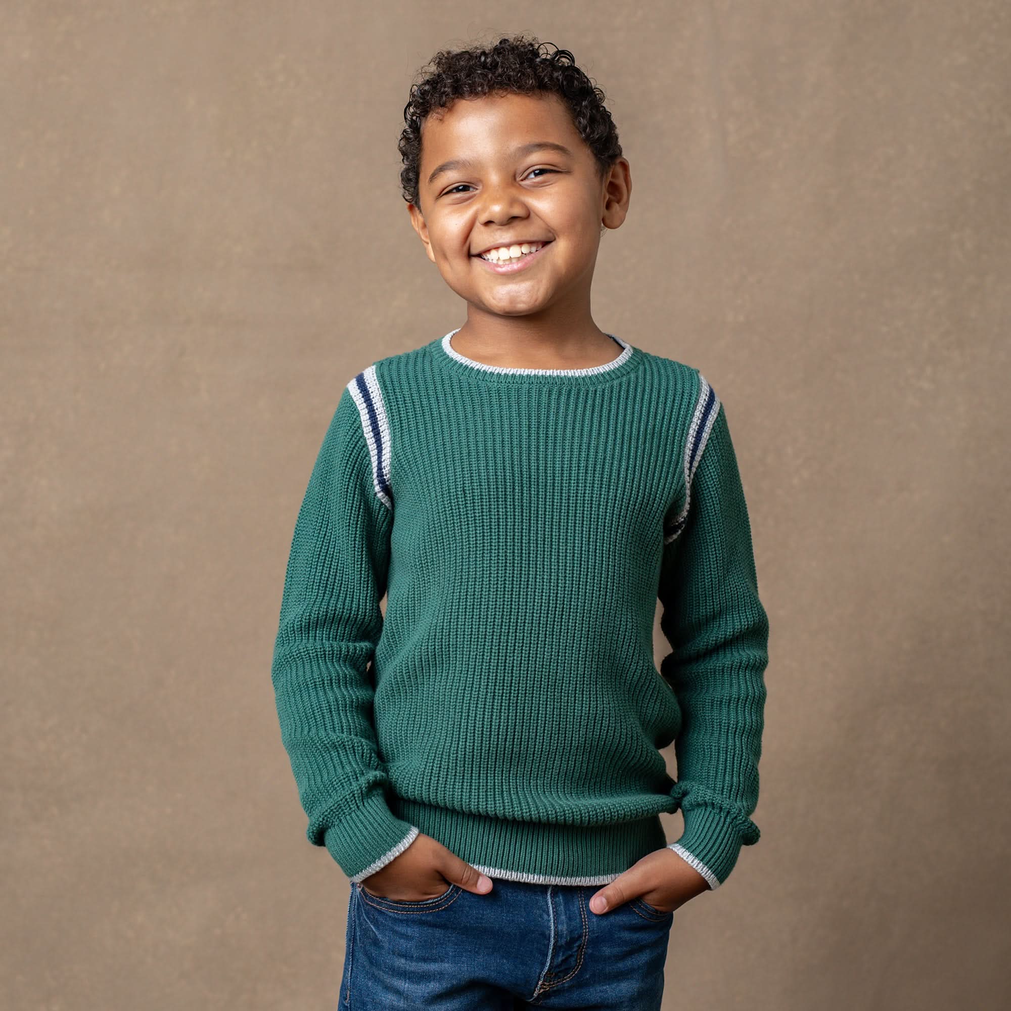 Organic Sporty Crew Neck Sweater - Blissfully Lavender BoutiqueHope & Henry
