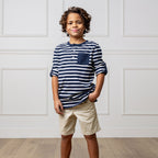 Organic Stretch Chino Short - Blissfully Lavender BoutiqueHope & Henry