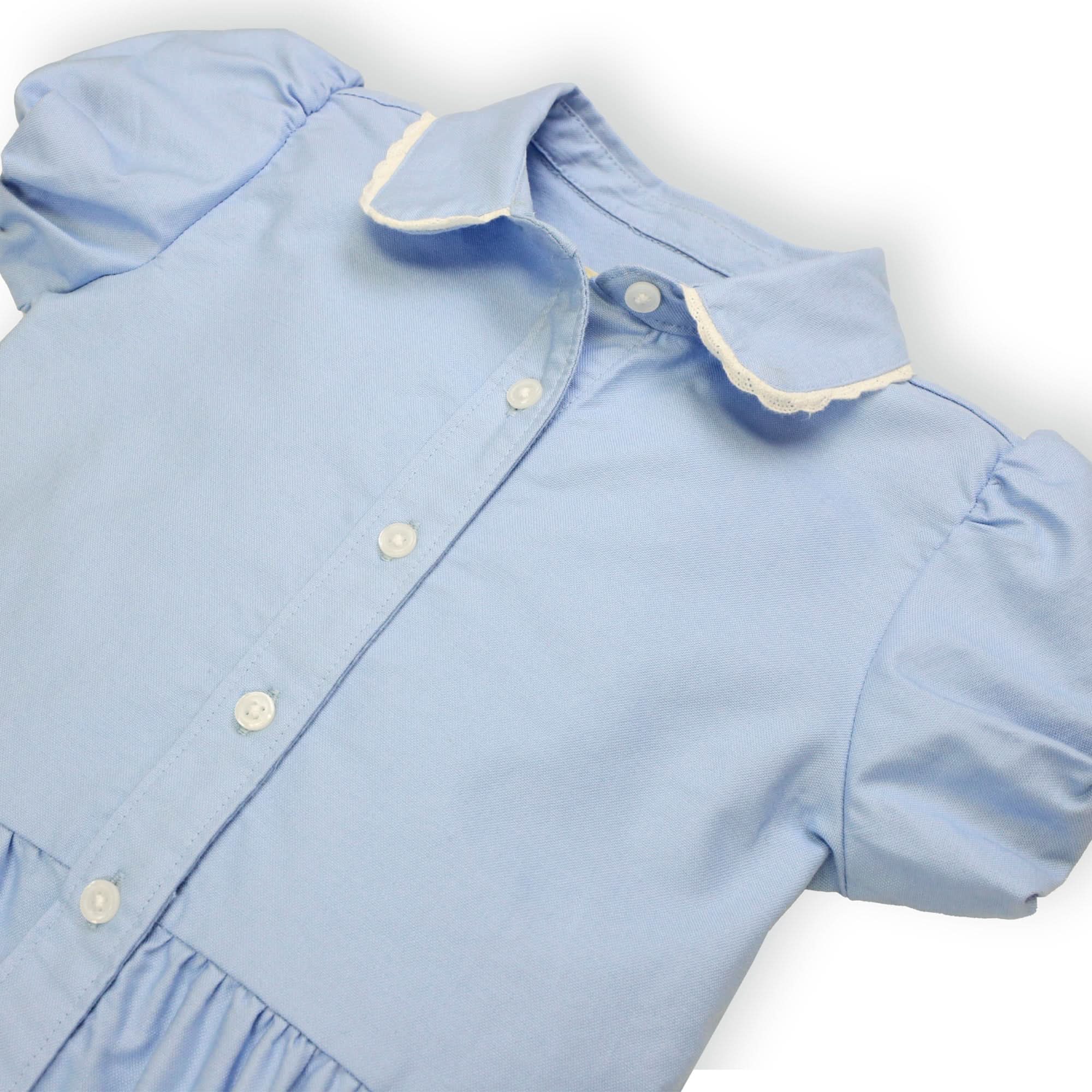 Organic Tiered Oxford Shirtdress - Baby - Blissfully Lavender BoutiqueHope & Henry