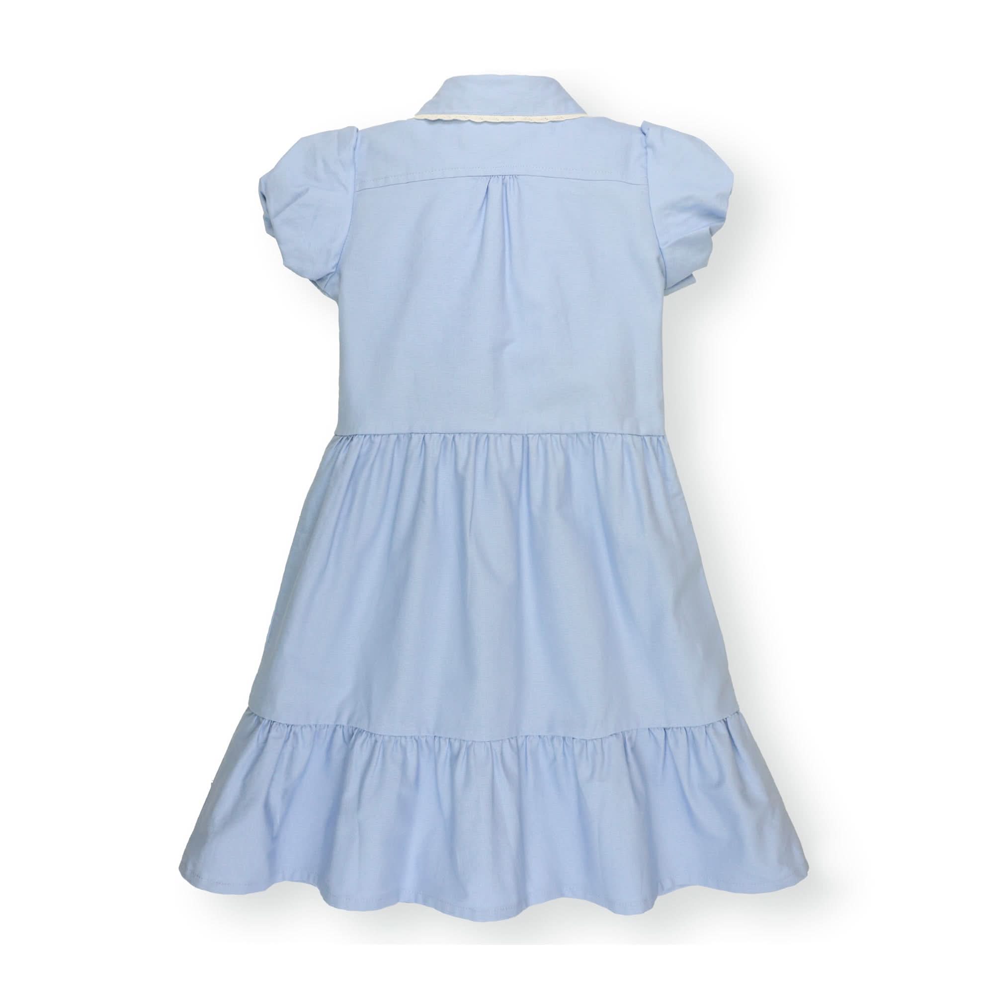Organic Tiered Oxford Shirtdress - Baby - Blissfully Lavender BoutiqueHope & Henry