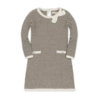 Organic Tweed Bow Sweater Dress - Blissfully Lavender BoutiqueHope & Henry
