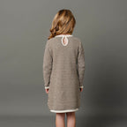 Organic Tweed Bow Sweater Dress - Blissfully Lavender BoutiqueHope & Henry
