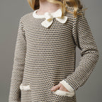Organic Tweed Bow Sweater Dress - Blissfully Lavender BoutiqueHope & Henry