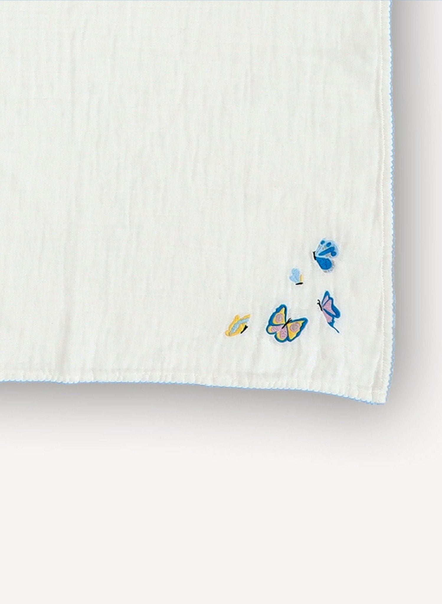 Organic White Shawl Blanket - Blissfully Lavender BoutiqueTimo & Violet