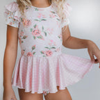 Pale Rose Ruffle Skirted Leotard - Blissfully Lavender BoutiqueOopsie Daisy
