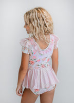 Pale Rose Ruffle Skirted Leotard - Blissfully Lavender BoutiqueOopsie Daisy