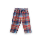 Boys Rust Plaid Lounge Pants