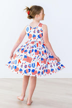 Party in the USA Tank Twirl Dress - Blissfully Lavender BoutiqueMila & Rose ®