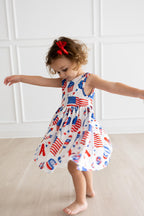 Party in the USA Tank Twirl Dress - Blissfully Lavender BoutiqueMila & Rose ®