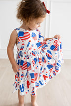 Party in the USA Tank Twirl Dress - Blissfully Lavender BoutiqueMila & Rose ®