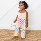 Pastel Checks Jumpsuit - Blissfully Lavender BoutiqueBestaroo