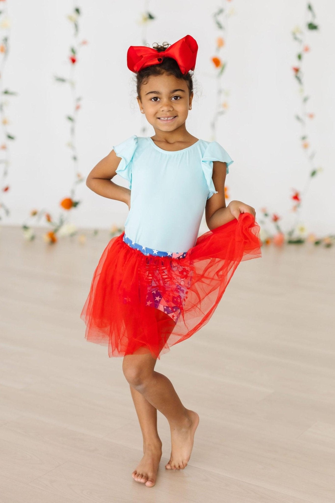 Patriotic Patchwork Tutu Shorts - Blissfully Lavender BoutiqueMila & Rose ®
