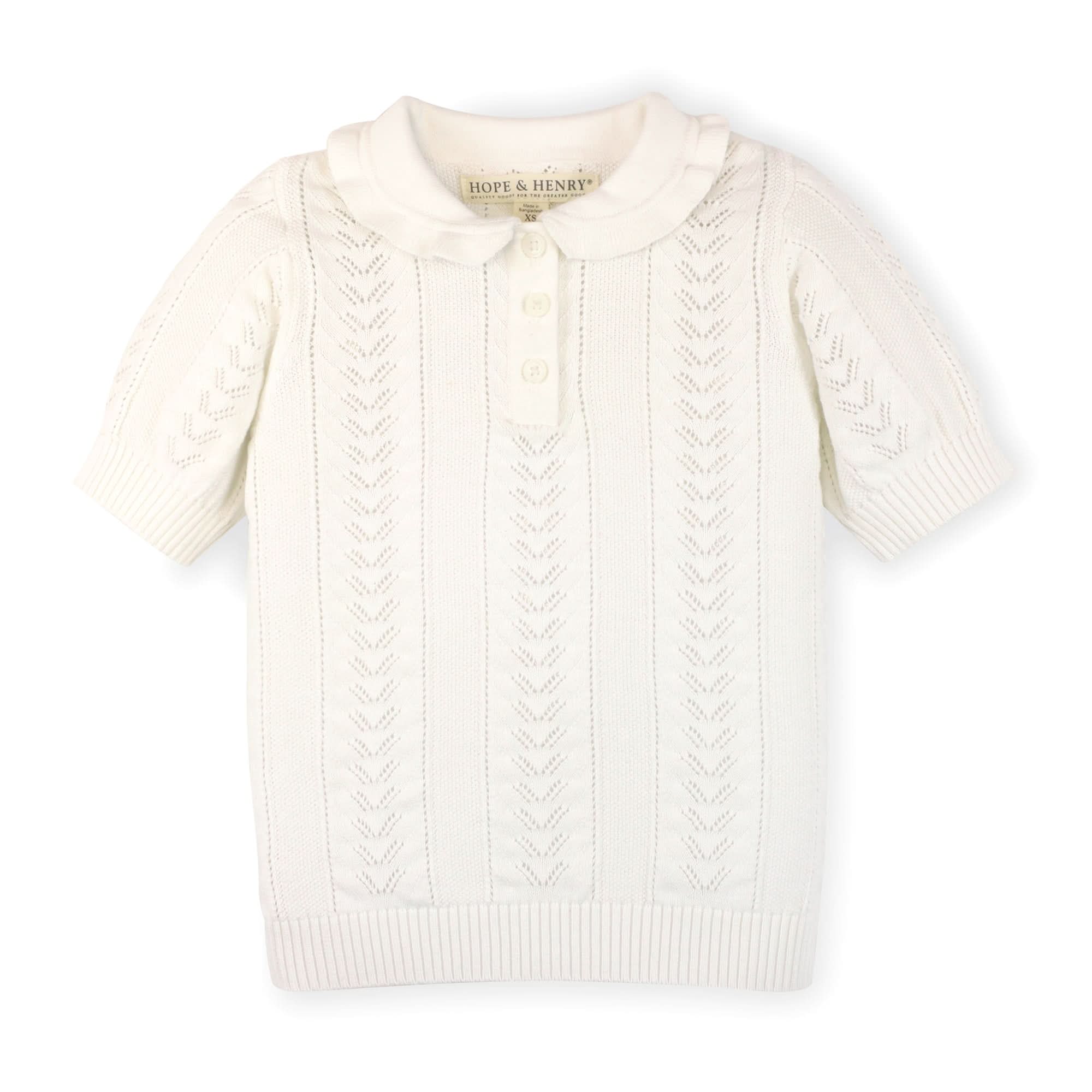 Peter Pan Collar Sweater Polo - Blissfully Lavender BoutiqueHope & Henry