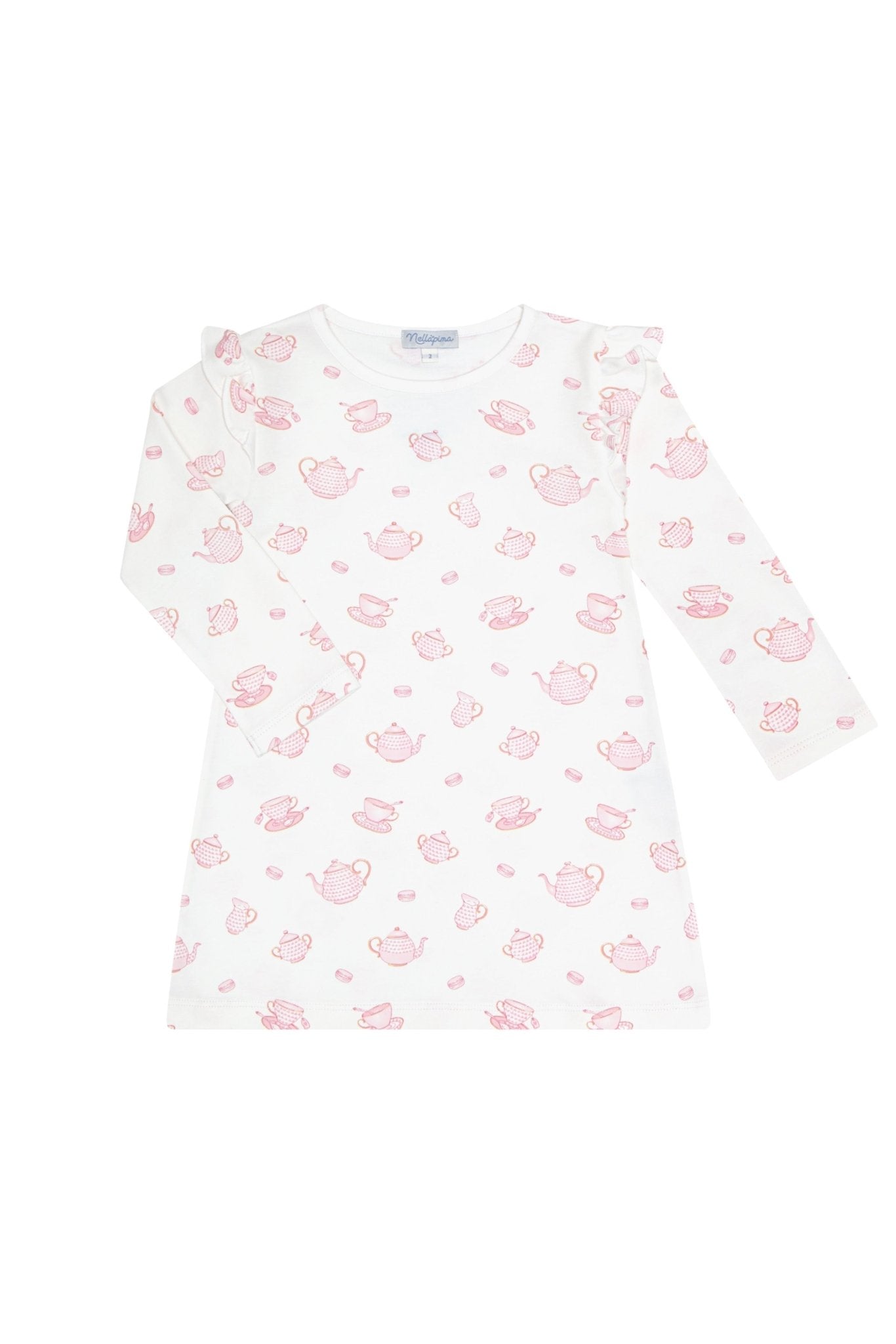 Petite Tea Time Print Playtime Dress - Blissfully Lavender BoutiqueNella Pima